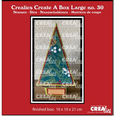 Crealies Cutting Dies - Christmas Tree Box Large