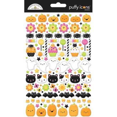 Doodlebug Hey Pumpkin - Puffy Icons Stickers