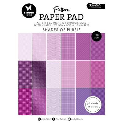 StudioLight Pattern Paper Pad - Shades Of Purple