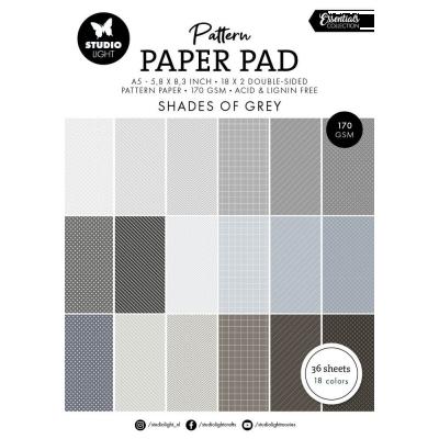 StudioLight Pattern Paper Pad - Shades Of Grey