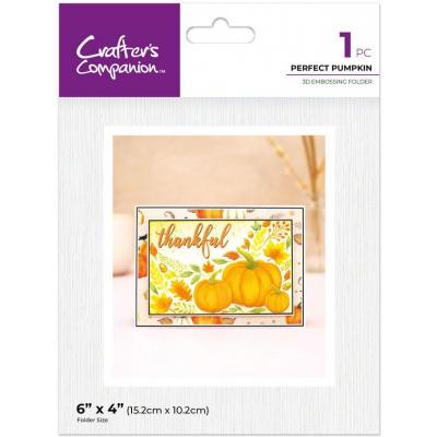 Crafter's Companion Partial 3D Embossing Folders - Perfect Pumpkins