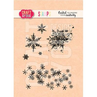 Craft & You Stempel - Snowflakes