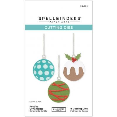 Spellbinders Etched Dies - Festive Ornament