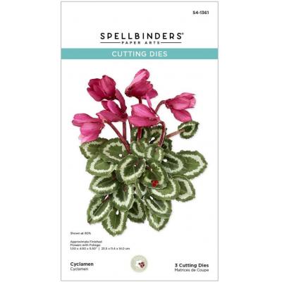 Spellbinders Etched Dies - Cyclamen