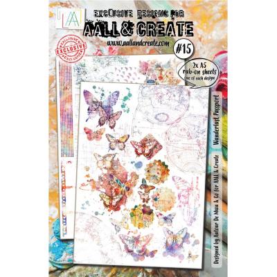 Aall and Create Rub-Ons A5 - Wanderlust Passport