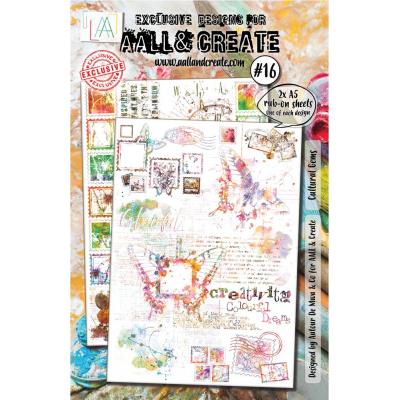 Aall and Create Rub-Ons A5 - Cultural Gems