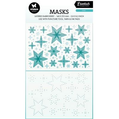 Studio Light Layered Embroidery Mask - Stars