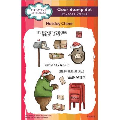 Creative Expressions Jane's Doodles Stempel - Holiday Cheer