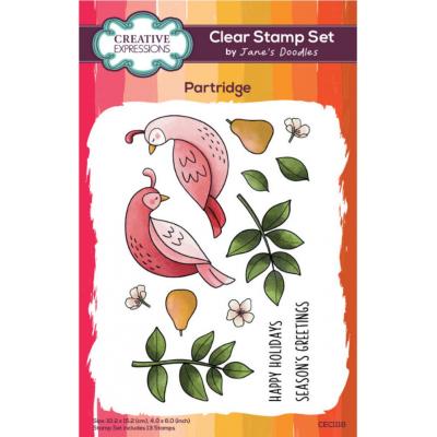 Creative Expressions Jane's Doodles Stempel - Partridge