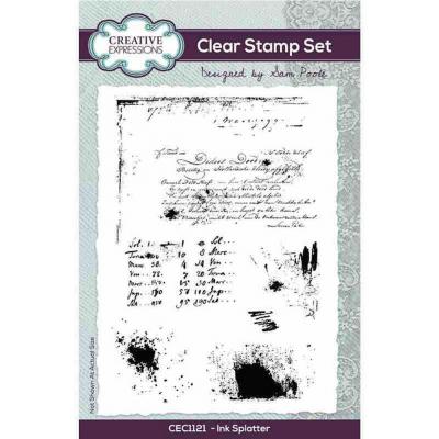 Creative Expressions Sam Poole Stempel - Ink Splatter