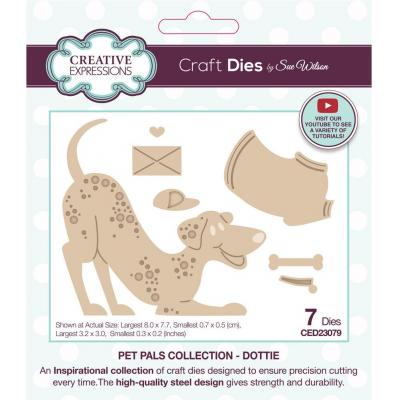 Creative Expressions Sue Wilson Craft Die - Pet Pals Dottie