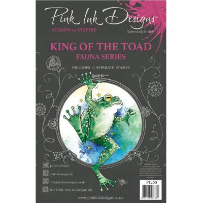 Creative Expressions Pink Ink Designs Stempel - King Of The Toad