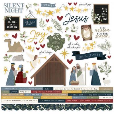 Simple Stories Silent Night - Cardstock Stickers