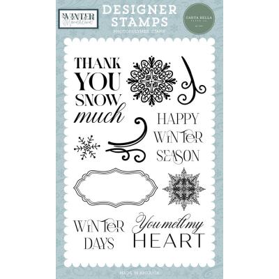 Carta Bella Winter Wonderland Stempel - Happy Winter Season