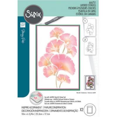 Sizzix Stencils by Stacey Park Cosmopolitan - Inspire Adornment