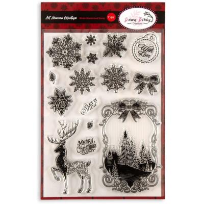 Dawn Bibby Art Nouveau Stempel - Winter Wonderland