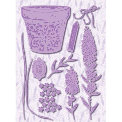 Dawn Bibby Provencal Die - Garden Lavender