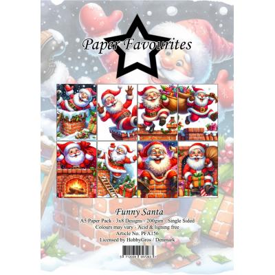 Paper Favourites Paper Pack - Funny Santa