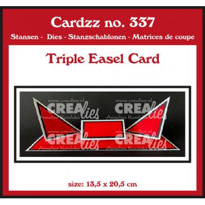 Crealies Cutting Dies - Triple Easel Card