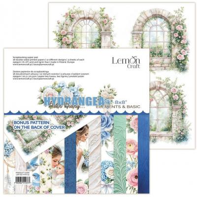 LemonCraft Dear Diary Hydrangea - Elements & Basics Paper Pad