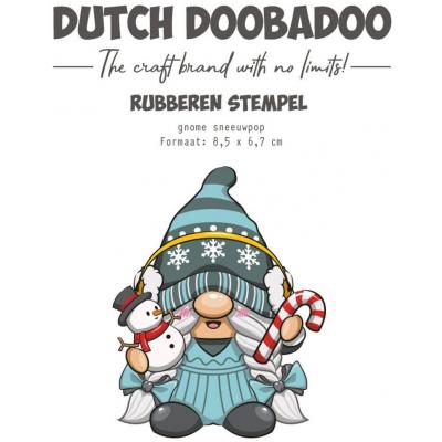 Dutch Doobadoo Stempel - Gnome Snowman