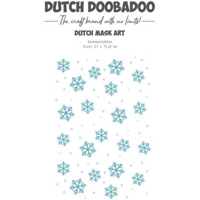 Dutch DooBaDoo Mask Art Stencil - Snowflakes