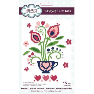 Creative Expressions Cathie Shuttleworth Paper Cuts Craft Dies - Botanical Blooms