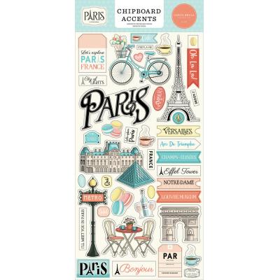 Carta Bella Paris - Chipboard Accents