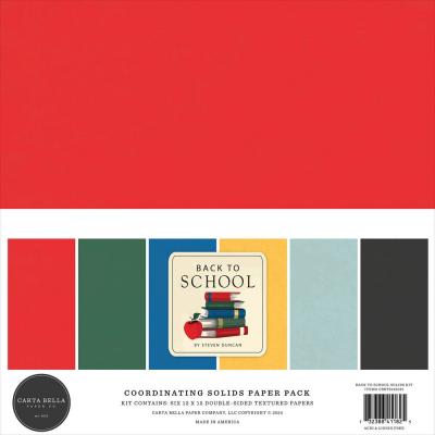 Carta Bella Back To School - Coordinating Solids