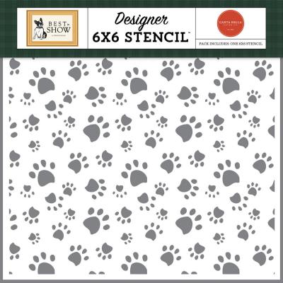 Carta Bella Best In Show Stencil - My Dog Prints