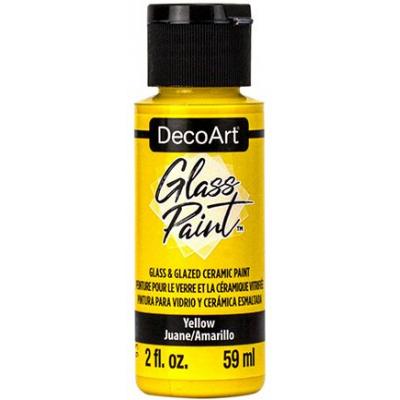 DecoArt Glass Paint - Yellow