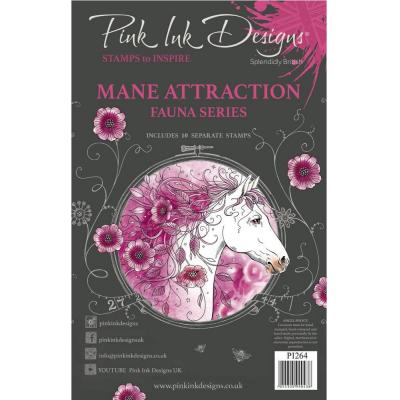 Creative Expressions Pink Ink Designs Stempel - Mane Attraction