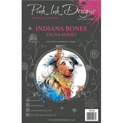 Creative Expressions Pink Ink Designs Stempel - Indiana Bones