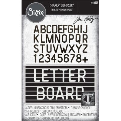 Sizzix Tim Holtz Vault Side Order - Letterboard