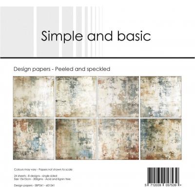 Simple and Basic Paper Pack - Peeled and Speckled