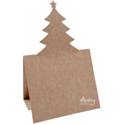 Mintay Papers - Christmas Tree Card Base Kraft