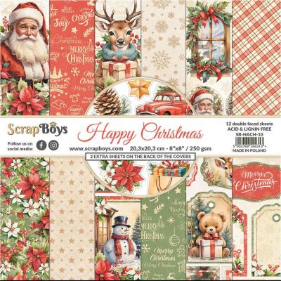 ScrapBoys Happy Christmas - Paper Pad