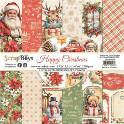 ScrapBoys Happy Christmas - Paper Pad