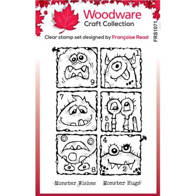 Creative Expressions Woodware Stempel - Monster Gallery