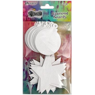 Ranger Dyan Reaveley Dylusions Dyamond Boards - Baubles & Stars, Small