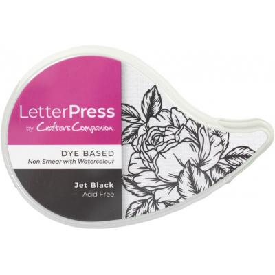 Crafter's Companion LetterPress Inkpad - Jet Black