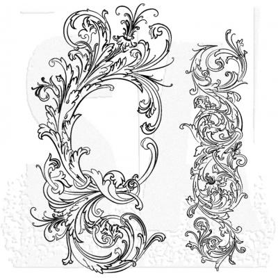 Stampers Anonymous Tim Holtz Stempel - Fabulous Flourishes