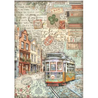 Stamperia Art of Travelling - Tram