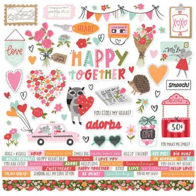 Simple Stories Heartstrings - Cardstock Stickers