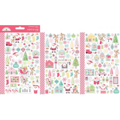 Doodlebug Design Tinsel Time - Mini Icons Stickers