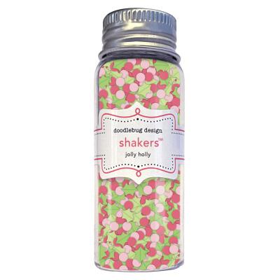 Doodlebug Design Tinsel Time - Jolly Holly Shakers