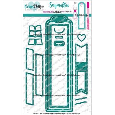 CarlijnDesign Cutting Dies - Bookmark & Washi Tape