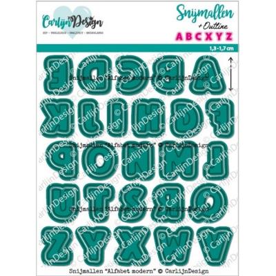 CarlijnDesign Cutting Dies - Alphabet Modern