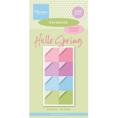 Marianne Design Cardstock - Hello Spring