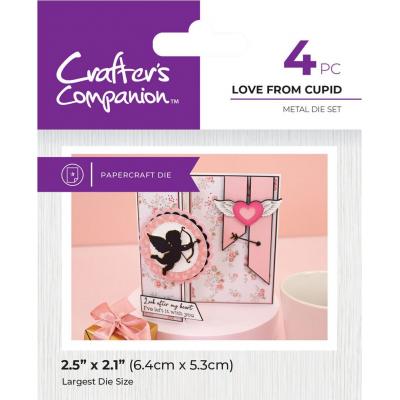 Crafter's Companion Love is in the Air Metal Die - Love From Cupid